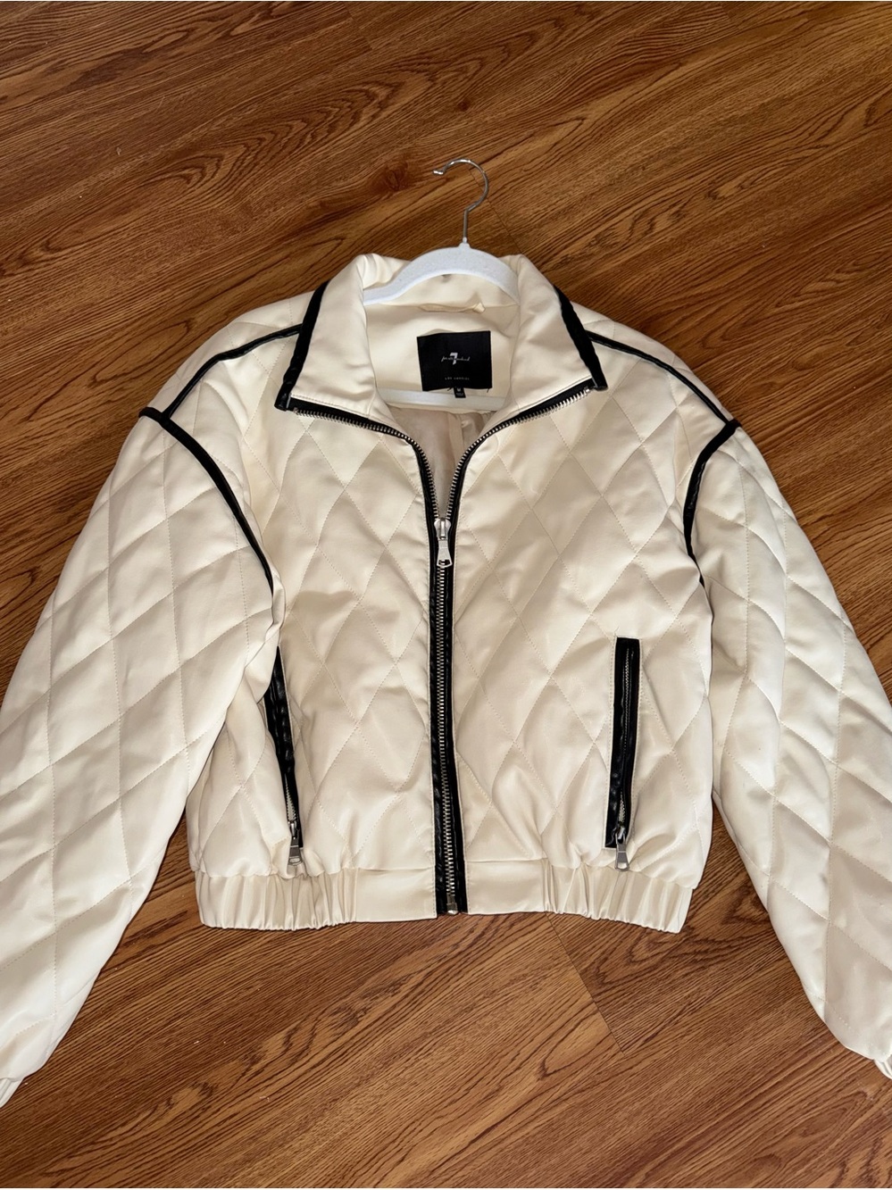 7 For All Mankind Quilted Bomber Jacket